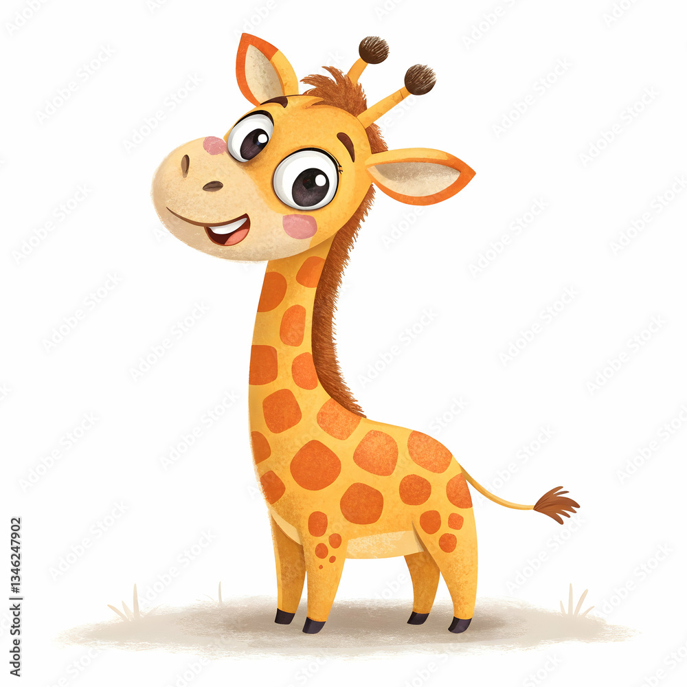 Giraffe vector illustration icon Giraffe vector illustration icon