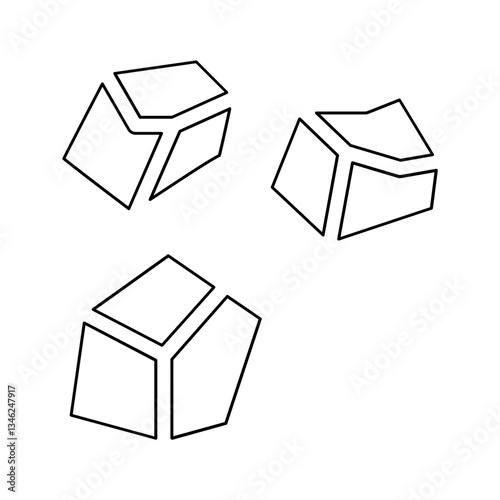 Salt icon in line style