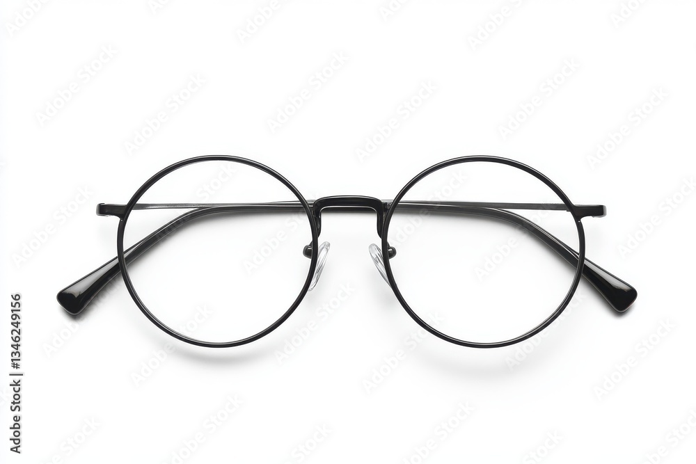 Reading Glasses Before Isolated and White Background