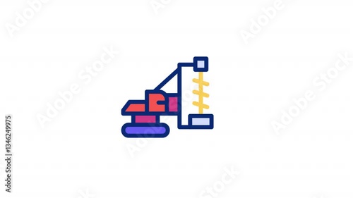 Heavy Machine Animated Alpha Icons loop