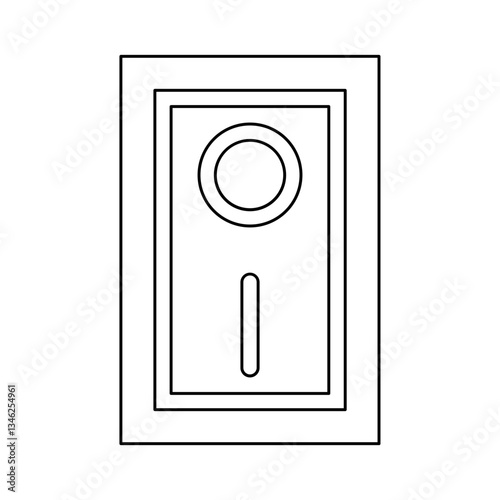 Switch icon in line style