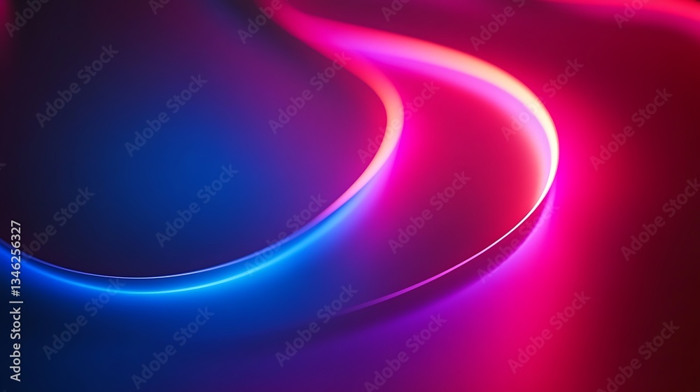 Vivid neon swirls dancing in a vibrant nocturnal dreamscape, glowing with electric blue and hot pink light. Vivid neon swirls dancing in a vibrant nocturnal dreamscape, glowing with electric blue and hot pink light.