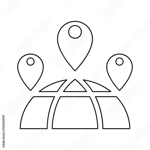 Linkage icon in line style