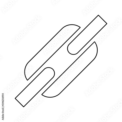 Link icon in line style