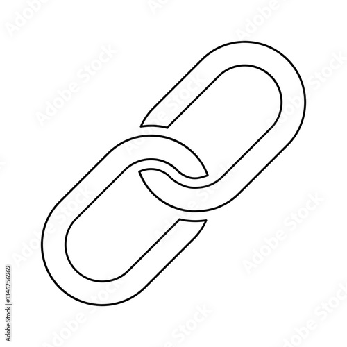 Link icon in line style