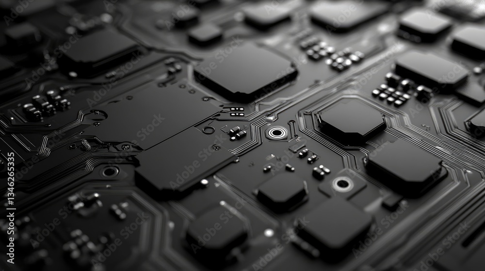 Circuit board close up, technology, intricate design. Possible use Stock photo for technology articles or websites Circuit board close up, technology, intricate design. Possible use Stock photo for technology articles or websites