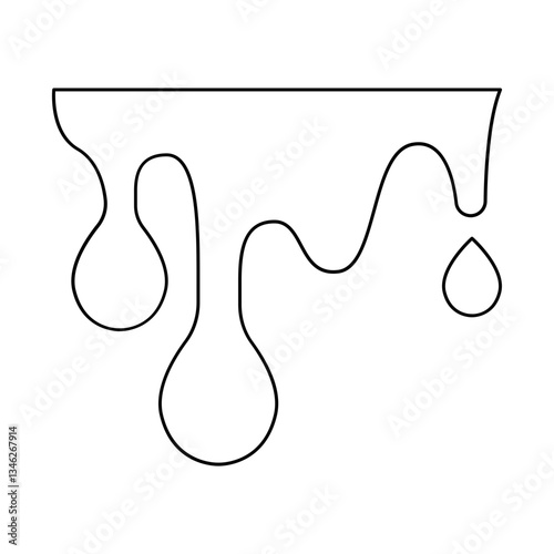 Sewage icon in line style