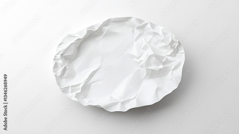 Abstract White Paper Art Abstract White Paper Art