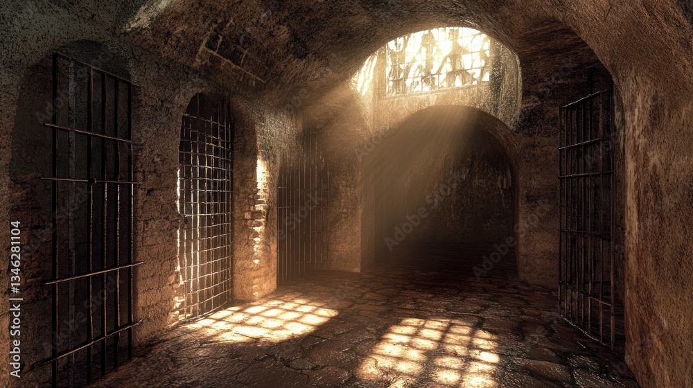 Fototapeta premium Sunlit Dungeon