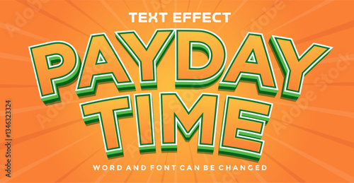 Payday time editable text effect