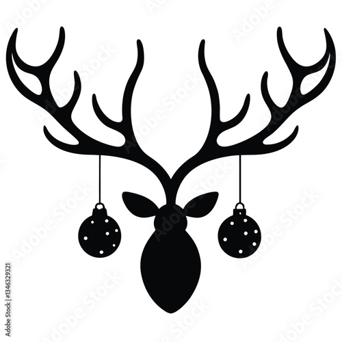 set of christmas decorations
