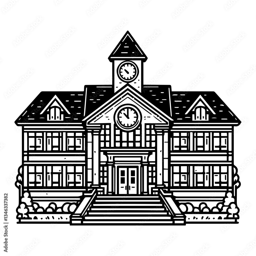 Naklejka premium school