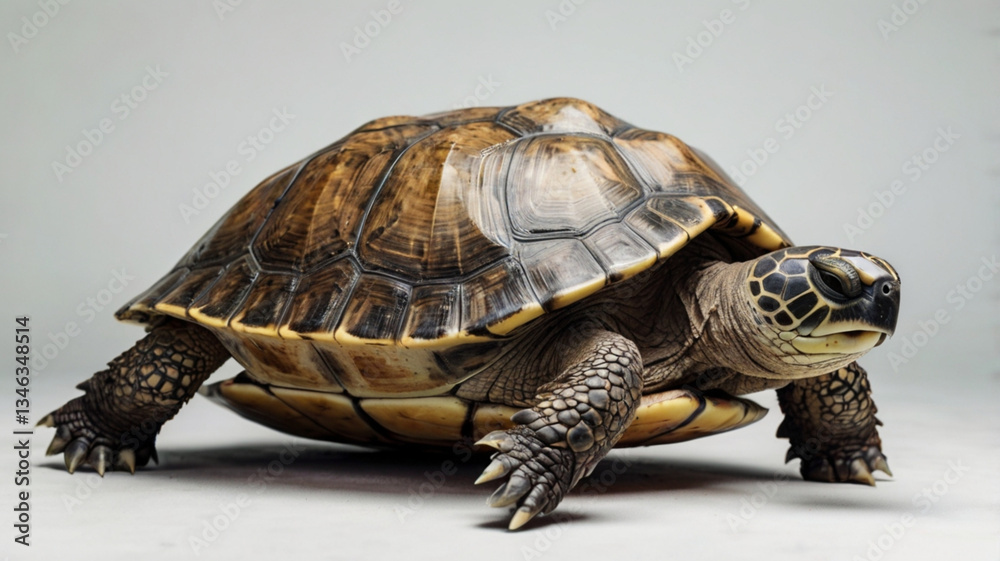 Fototapeta premium turtle on the rock