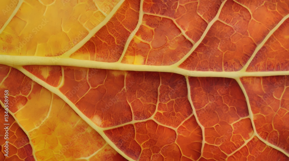 Obraz premium Generic Autumn Leaf Scene Vibrant High Yellow Striking