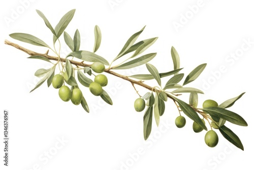 Wallpaper Mural Olive branch plant leaf tree. Torontodigital.ca