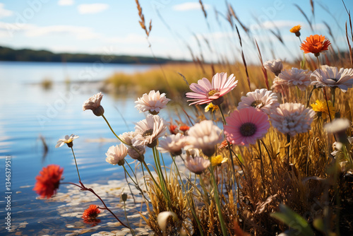 ethereal allure of a salt marsh, with its interplay of brackish waters, resilient flora, and ecological importance as a coastal transition zone