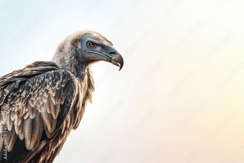 Fototapeta premium Beautiful vulture banner