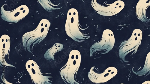 Generic Detailed Halloween Moment Detail Ghost Designs