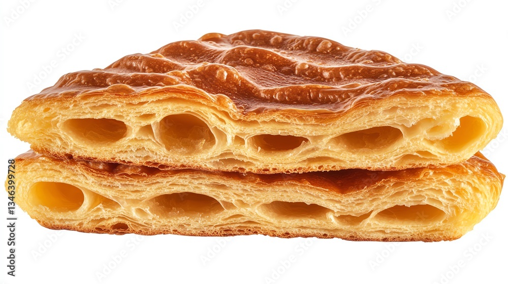 Golden Puff Pastry: Flaky Layers, Rich Texture, Delicious Treat Golden Puff Pastry: Flaky Layers, Rich Texture, Delicious Treat