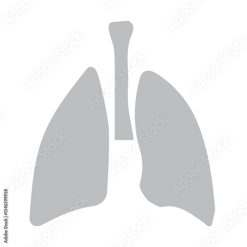 human lungs icon
