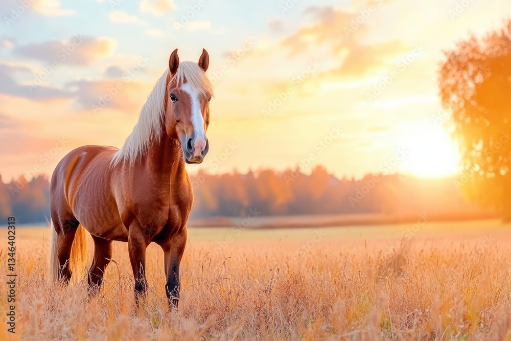 Obraz premium Horse banner