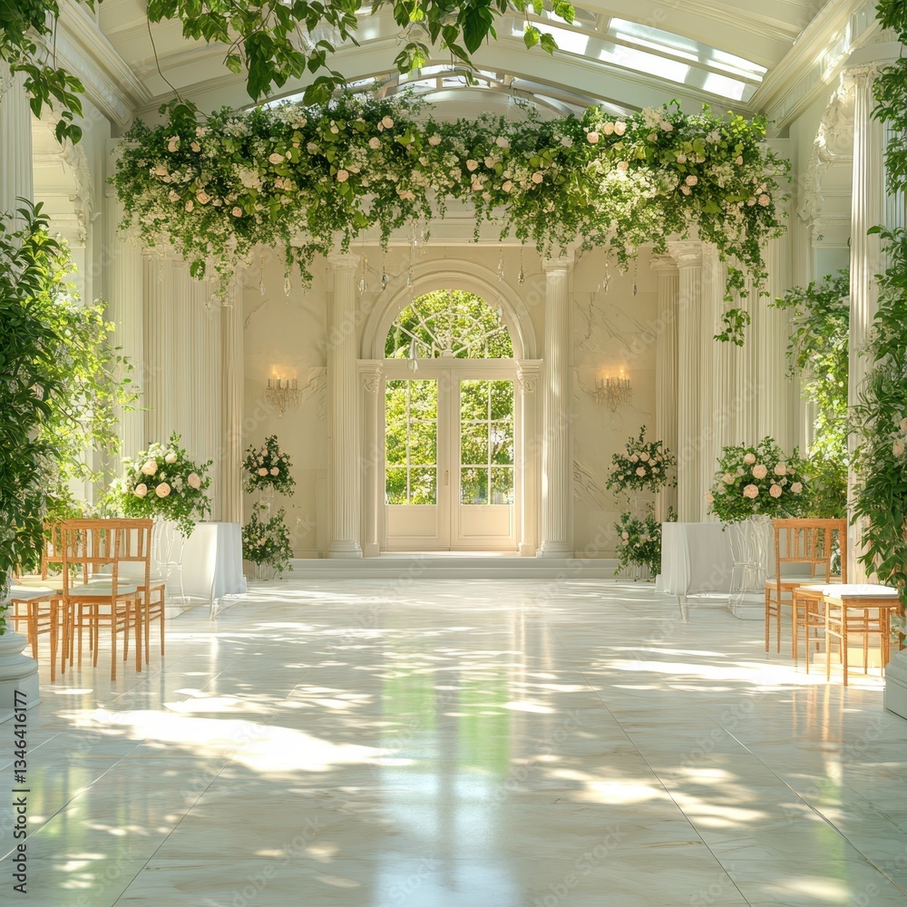Fototapeta premium Wedding Altar Banner