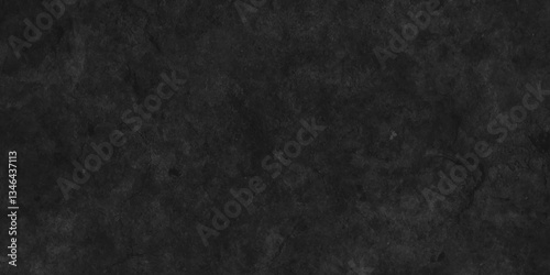 Abstract dark black grunge cement rock stone wall texture limestone subtle veins empty rock aged closeup rustic urban studio retro concrete rough vintage backdrop background.	