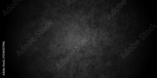 Abstract dark black grunge cement rock stone wall texture limestone subtle veins empty rock aged closeup rustic urban studio retro concrete rough vintage backdrop background.	