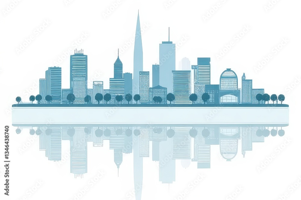 Naklejka premium Innovative Technologies Transforming Modern Finance