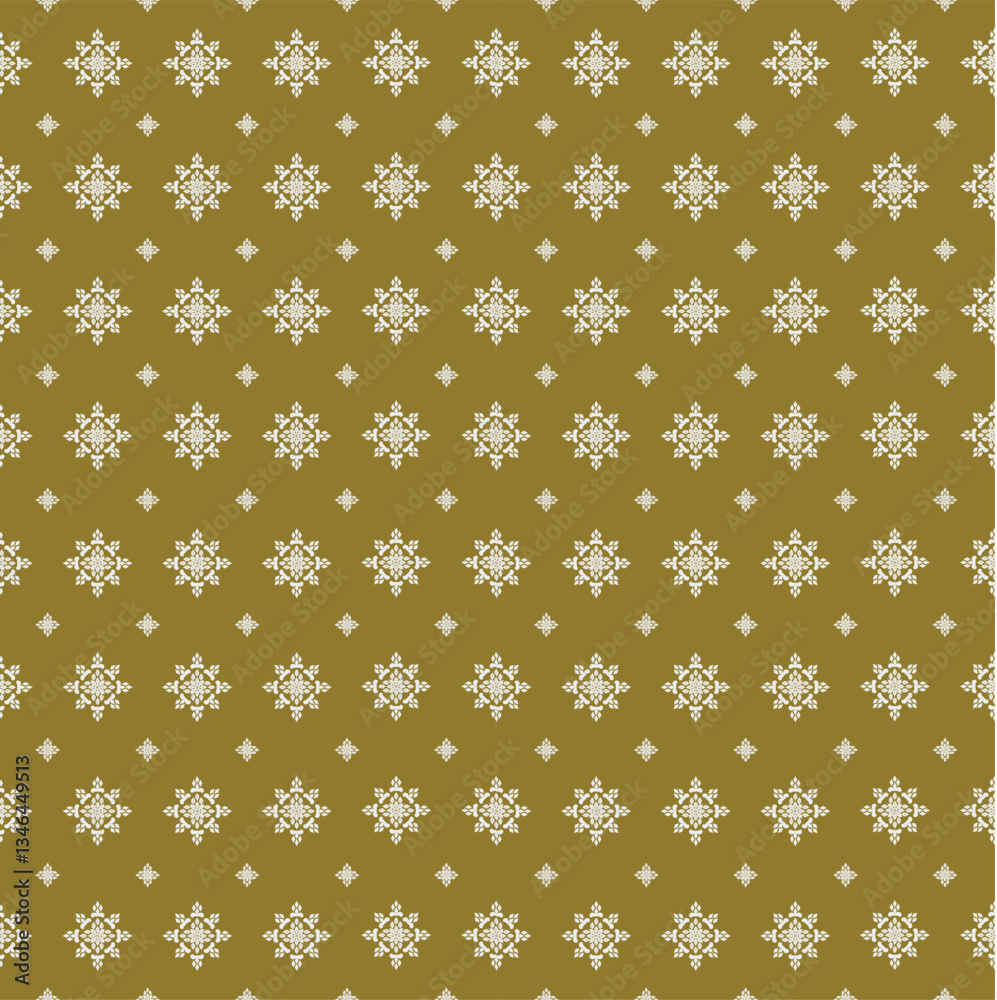 White geometric flower pattern for fabric and background, seamless pattern. White geometric flower pattern for fabric and background, seamless pattern.