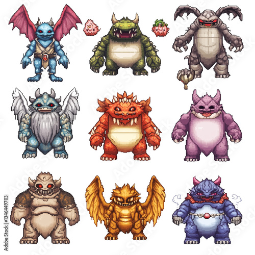 Monster PNG set(Game PNG)