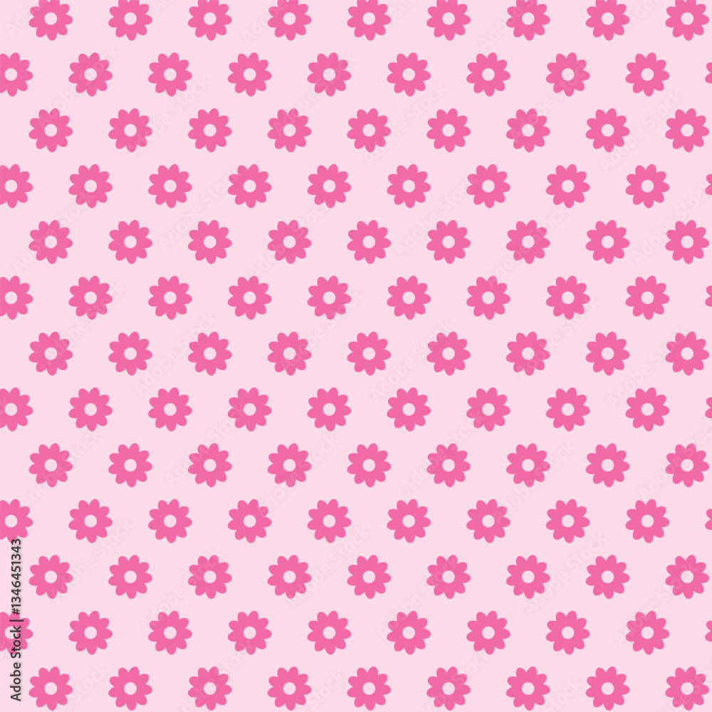 Pink color shades flowers background pattern. Square design Pink color shades flowers background pattern. Square design