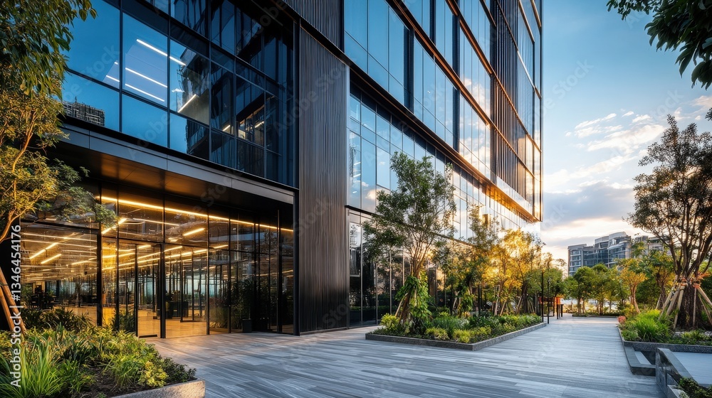 A spacious office building with panoramic views of the city, offering employees a stunning outlook, as well as a productive and inspiring atmosphere for work. A spacious office building with panoramic views of the city, offering employees a stunning outlook, as well as a productive and inspiring atmosphere for work.