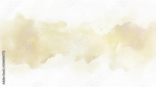 Fast Blending Stop Motion Style Animated Subtle Yellow Watercolor Wash Background Loop