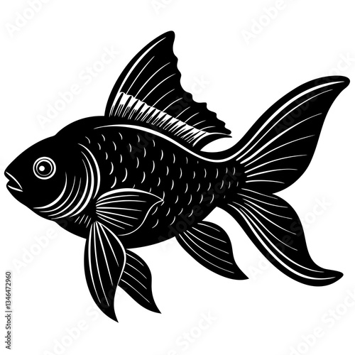 goldfish  vector illustration