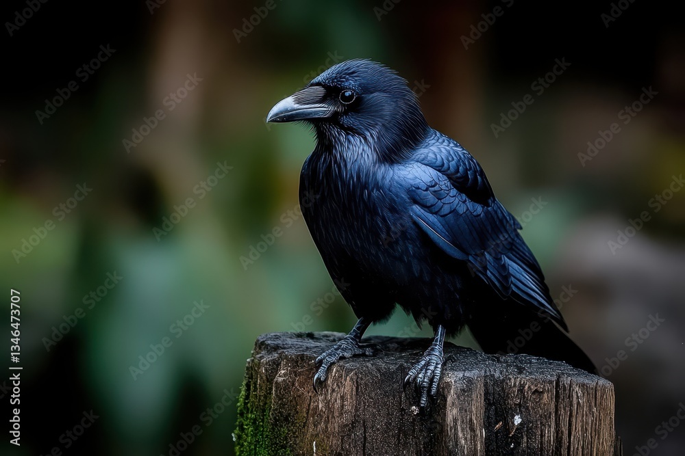 Fototapeta premium Dark Crow Banner