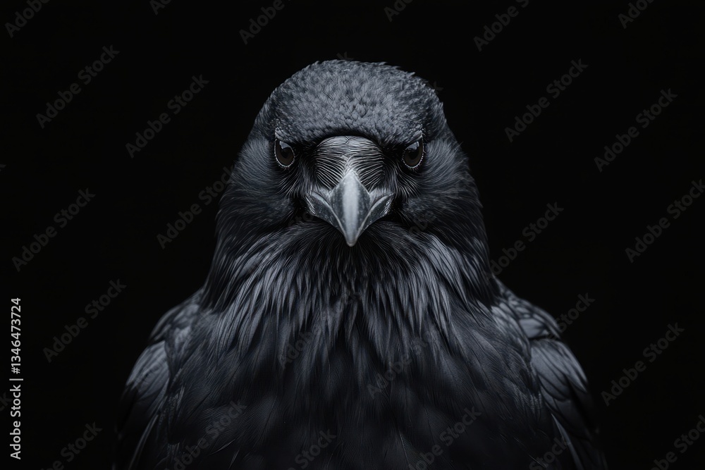 Fototapeta premium Dark Crow Banner