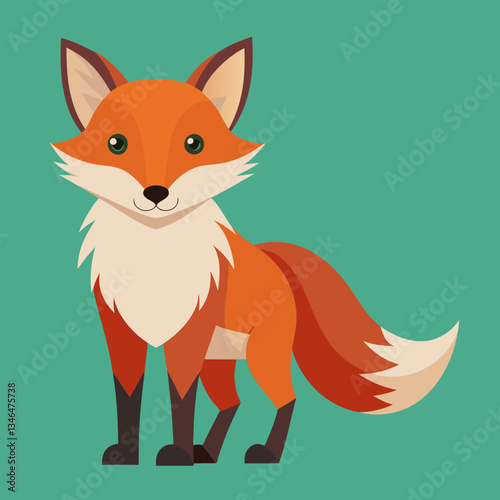 Personnage de Renard. Mascotte Design créatif