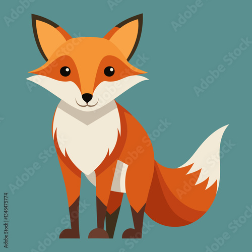 Personnage de Renard. Mascotte Design créatif