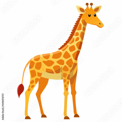 Animaux à l’état sauvage - Girafe réticulée - Réserve nationale de Samburu, Nord du Kenya