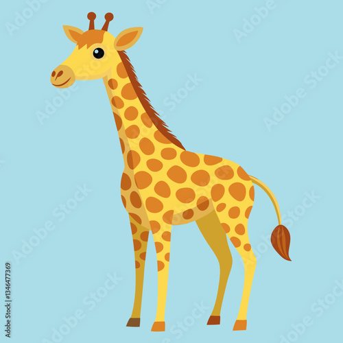 Animaux à l’état sauvage - Girafe réticulée - Réserve nationale de Samburu, Nord du Kenya