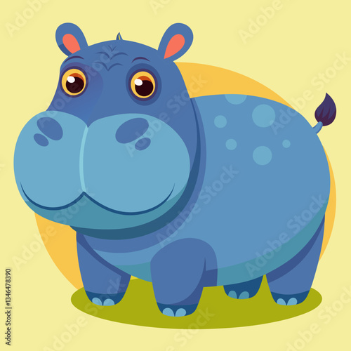 Surfaces d’hippopotame femelle pour vérifier qu’il est sûr de laisser l’eau nue ses dents dans le parc Kruger, Afrique du Sud