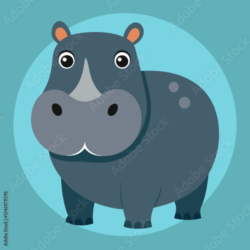 Surfaces d’hippopotame femelle pour vérifier qu’il est sûr de laisser l’eau nue ses dents dans le parc Kruger, Afrique du Sud