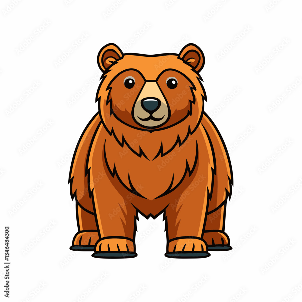 brown bear cartoon brown bear cartoon
