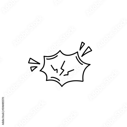 Swear word speech bubble