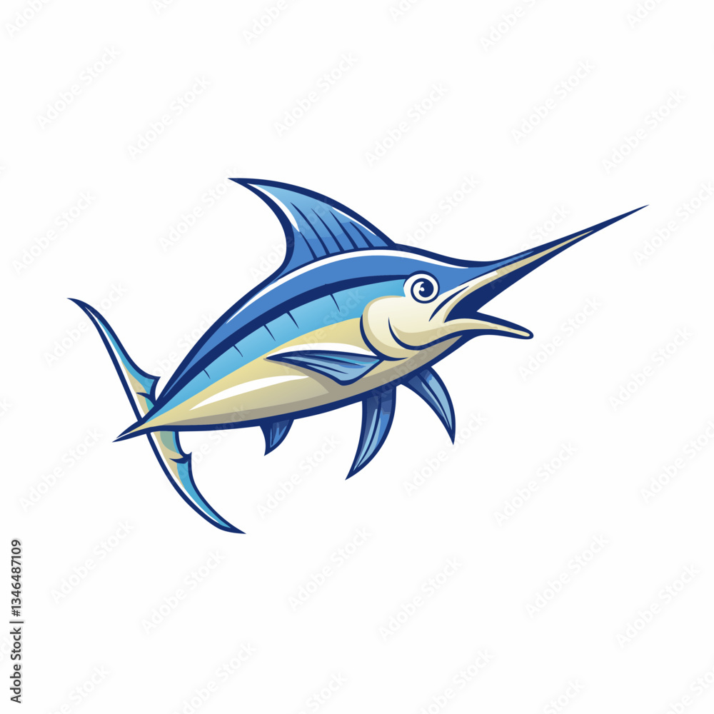 marlin vector illustration marlin vector illustration