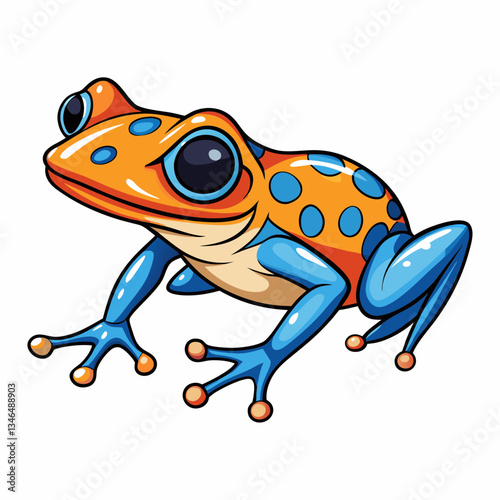 funny frog cartoon