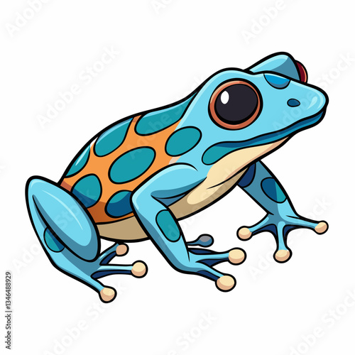 funny frog cartoon