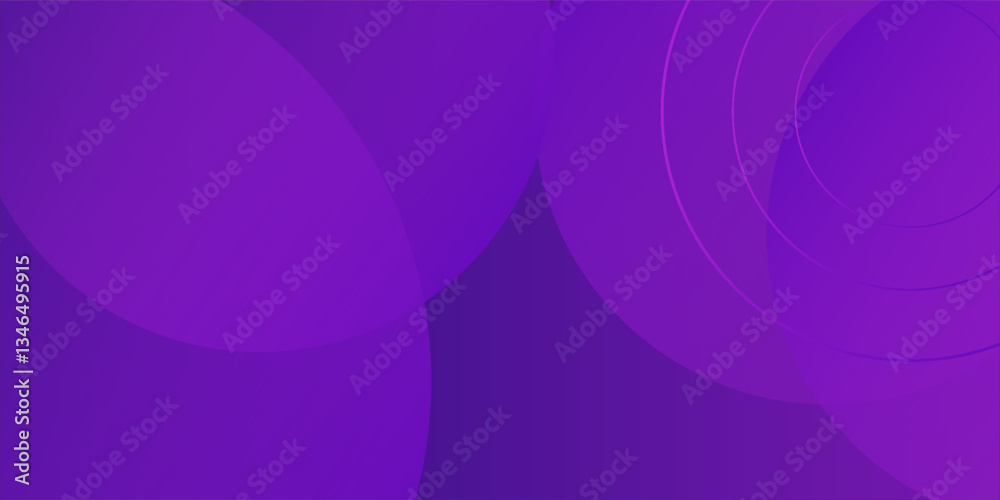 Obraz premium Minimal geometric background. Purple elements with fluid gradient. vector