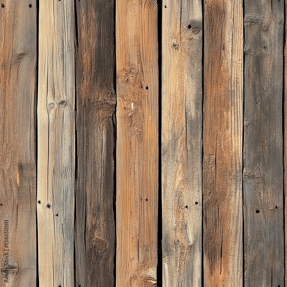 Naklejka premium Rustic Weathered Wood Grain Texture Perfect for Vintage Rustic and Farmhouse Designs
